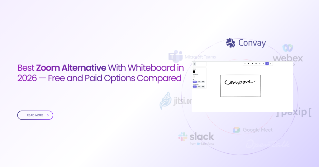 Zoom alternative with Whiteboard