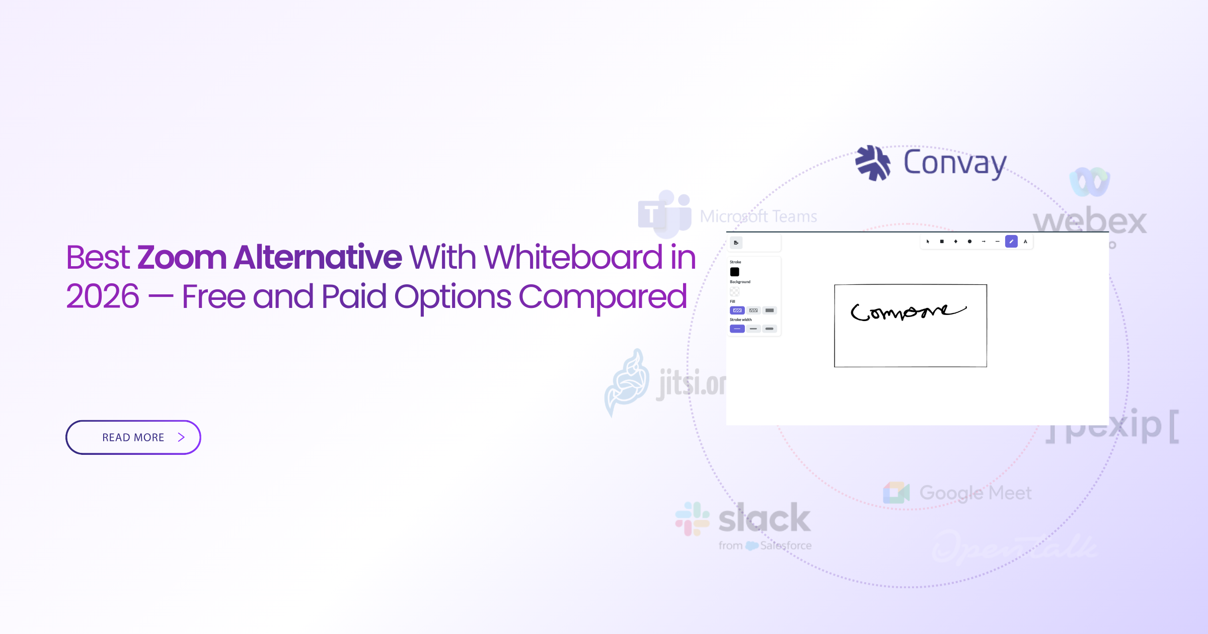 Zoom alternative with Whiteboard