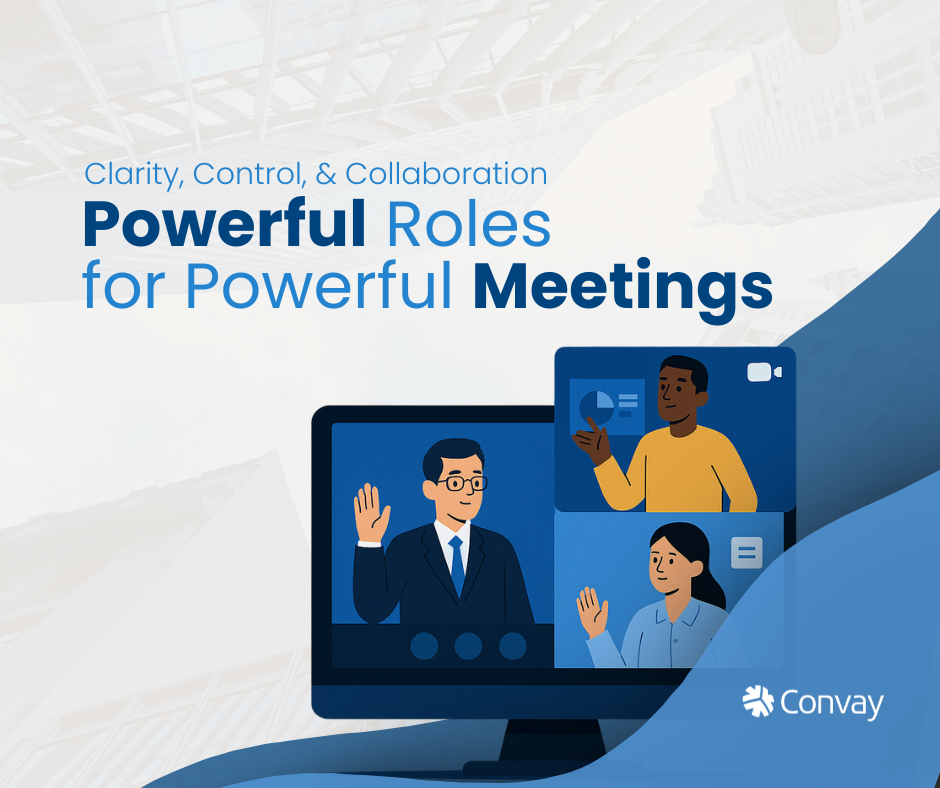 Powerful Roles for Powerful Meetings