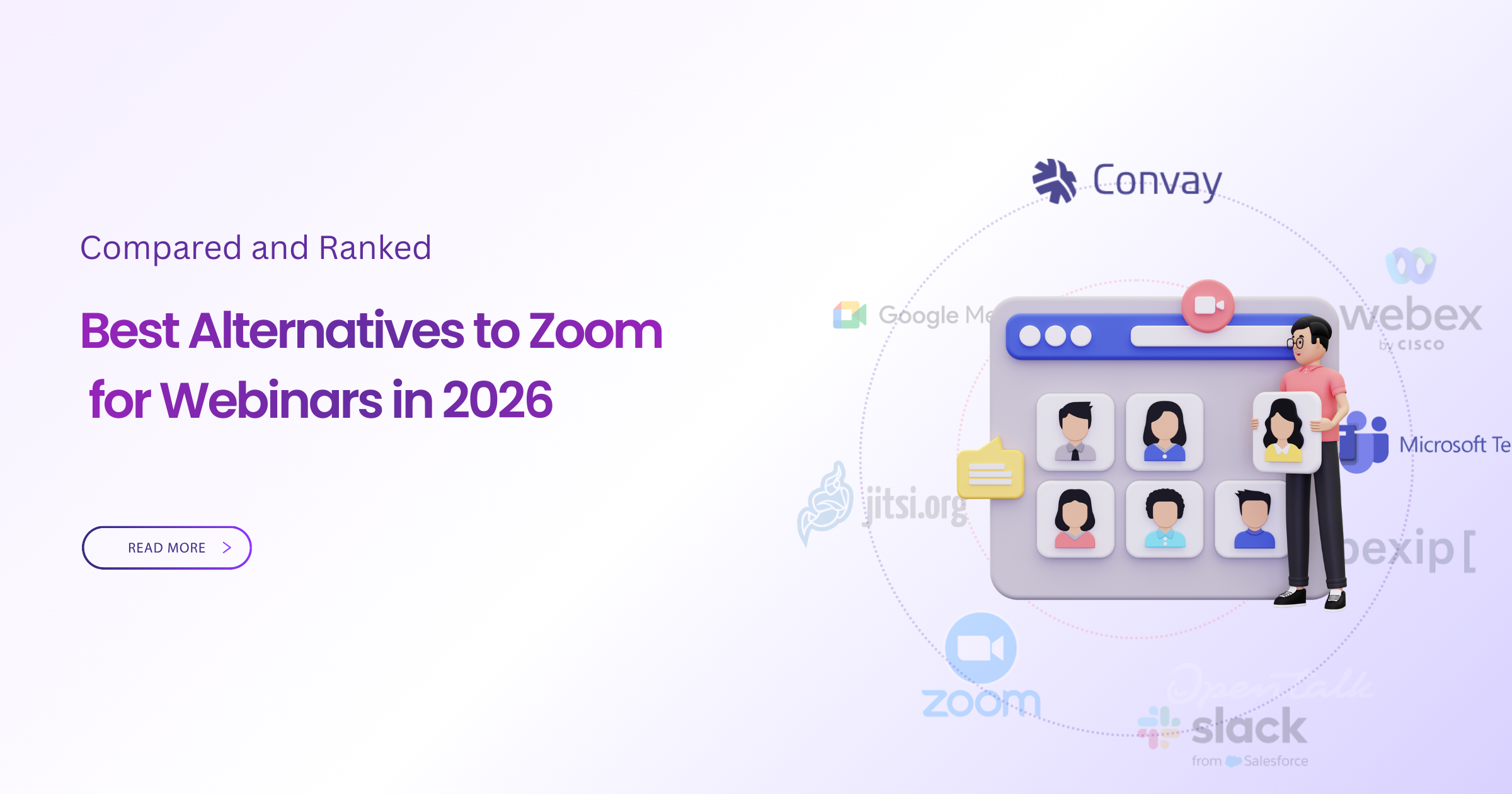 Best Alternatives to Zoom for Webinars in 2026: Compared and Ranked Compared and Ranked